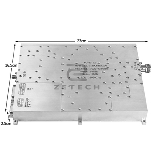 Tùy Chỉnh 500W C Ban Nhạc 6-8Ghz Xung Có Thể Điều Chỉnh RS422 Giao Tiếp Với Phát Hiện Hiện RF Khuếch Đại Công Suất - Product Image 6