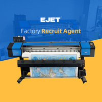 Impresora Plotter EJET de Alta Velocidad para Banners Flexibles, Precio Económico, 1.3m 1.6m 1.8m 2.5m 3.2m, con Tinta Eco Solvente