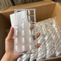 Étuis de téléphone carrés à bulles BAILI en gros pour Samsung S24/S25 PLUS/S26 Ultra, coque 3D anti-chute à grille, deux-en-un