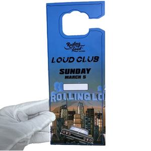 Étiquette publicitaire personnalisée de haute qualité pour poignée de porte d'hôtel, imperméable, en tissu écologique, avec message « Ne pas déranger » - Product Image 4