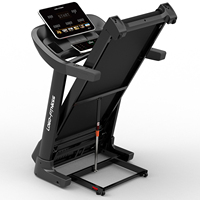 Caminadora Eléctrica con Inclinación Automática, Resistente a Impactos, para Fitness y Running