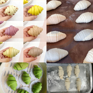 Máquina para Amasar y Enrollar Masa de Acero Inoxidable, Máquina para Formar <span class=keywords><strong>Croissants</strong></span> de Chocolate para Panadería y Uso Doméstico - Product Image 6