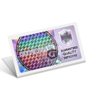 3D cá nhân lá ba chiều số nối tiếp nhãn dán hình bầu dục phản chiếu hải quan thiết kế logo bạc dán in hình ba chiều - Product Image 1