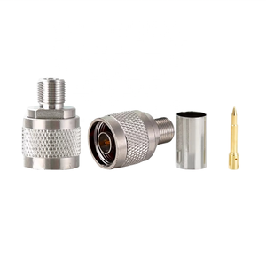 RG6 5D RF <span class=keywords><strong>N</strong></span> Loại kết <span class=keywords><strong>n</strong></span>ối <span class=keywords><strong>n</strong></span>-nam để <span class=keywords><strong>f</strong></span>-femal, kết <span class=keywords><strong>n</strong></span>ối cáp đồng trục thương hiệu cáp - Product Image 1