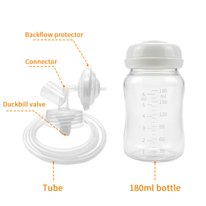 อุปกรณ์เสริมเครื่องปั๊มนมแบบด้านเดียว ขายตรงจากผู้ผลิต ผลิตจากวัสดุเกรดอาหาร ใช้ได้กับ <span class=keywords><strong>Spectra</strong></span> <span class=keywords><strong>S1</strong></span> S2 9+ - Product Image 2