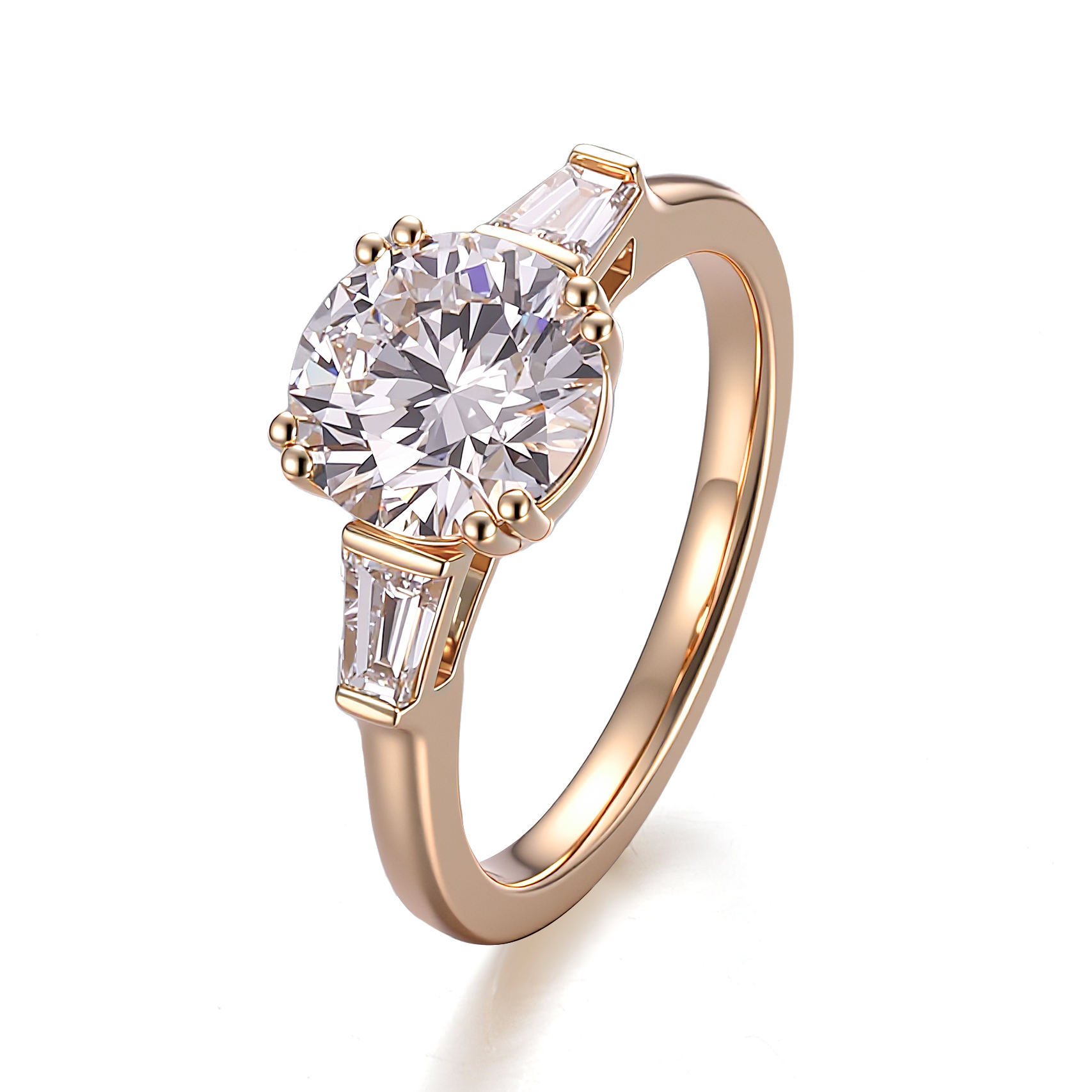 แหวนเพชรแล็บโกลด์ 10K ทองคำแท้