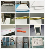 24x18 feuille creuse en polypropylène écologique panneau de signalisation de cour en plastique ondulé PP matériel coupe moulage services d'emballage