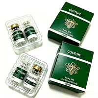 Étiquettes personnalisées pour flacons pharmaceutiques vides, pliables, 3 ml, pour peptides, en carton recyclé, pour pilules