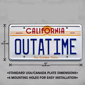 Placa de vehículo de decoración reflectante de tamaño americano Premium de fábrica, placa de matrícula de estampado en caliente, placa de matrícula novedosa - Product Image 4