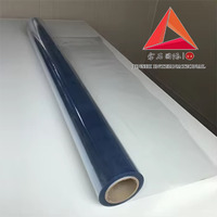Film PVC souple transparent ordinaire Jinshi LightBlue pour la couverture de table, l'emballage, la plastification, l'impression industrielle