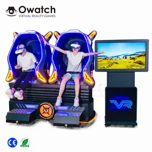 广州Owatch 2座动态虚拟现实9D机器人电影模拟器椅，带豪华功能