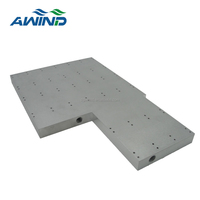Plaque de dissipation de chaleur en aluminium brasé plaque de dissipation de la chaleur à ailettes dissipatore termico liquido brazedplateheatexchanger