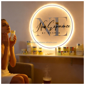 Enseigne lumineuse LED pour salon de coiffure, panneau mural personnalisé avec logo, enseigne 3D rétroéclairée pour entreprise - Product Image 5