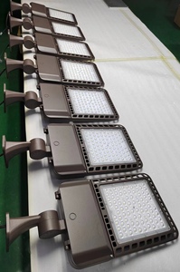 Street CE Rohs ile IP65 su geçirmez dış ışık AC100-277V 75-300W ile sokak için fotosel sensörü Led Shobox ışık - Product Image 3