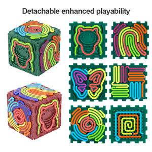 Nuevo Cubo de Actividades para Bebé Desmontable con Patrones Imaginativos, Juguete Educativo para Niños con Autismo, Colorido y con Líneas Suaves - Product Image 3