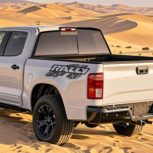 สติกเกอร์ติดกระจกหลังรถบรรทุก2ชิ้นกันรอยขีดข่วนกันน้ำไวนิลแรลลี่สติกเกอร์ตกแต่งรถยนต์บุคลิก - Product Image 1