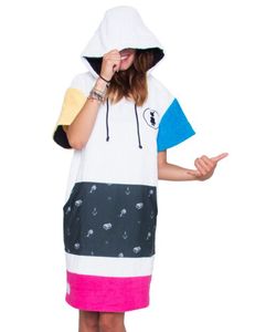 <span class=keywords><strong>Moco</strong></span>-Toalla de playa con capucha para adultos, Poncho de Surf con logotipo personalizado, 100% algodón - Product Image 5