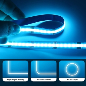 DC 12V 24V <span class=keywords><strong>COB</strong></span> <span class=keywords><strong>LED</strong></span> Strip 810 756LED/M RGB RGBW rgbww rgbcct cao sáng dotless trang trí nội thất <span class=keywords><strong>LED</strong></span> Strip <span class=keywords><strong>Diode</strong></span> linh hoạt Ribbon dây - Product Image 4