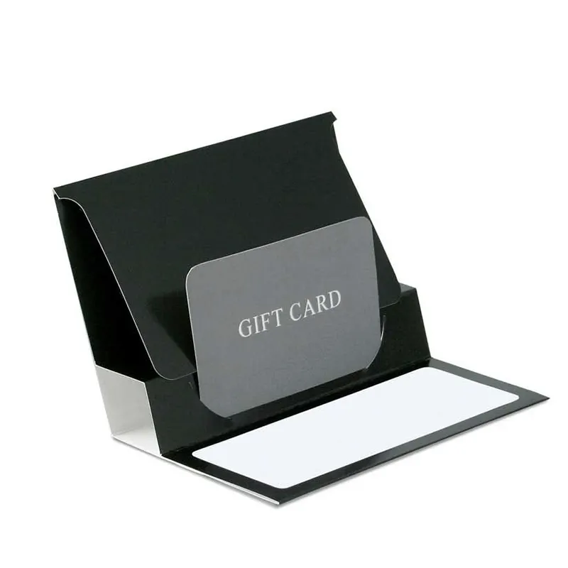 신용 카드에 대한 사용자 정의 인사말 명함 상자 Vip 신용 카드 포장 선물 상자