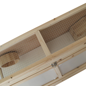 Hot Sale Qualität Holz Pet House Kleiner Zucht käfig für Hamster und Meers chweinchen Solid Animal Pattern <span class=keywords><strong>Outdoor</strong></span> Style für Hunde - Product Image 3
