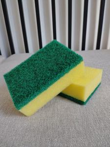 963 आयताकार डिश वॉशिंग स्पंज माइक्रोफाइबर स्टील के लिए उच्च अवशोषण पुनः प्रयोज्य गैर-खरोंच स्क्रबिंग - Product Image 5