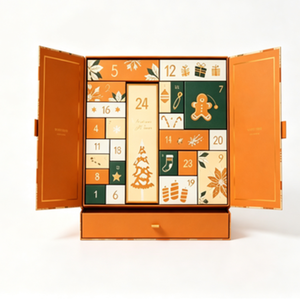 Customizable <b>Christmas</b> Advent Calendar <b>Box</b> with 24 Drawers Holiday Gift Packaging for Chocolate Jewelry and Cosmetics - Product Image 1