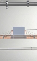 Tour de refroidissement à contre-courant avec contrôle PLC, résistance à l'eau, détartrage électromagnétique/sans produits chimiques, tuyau DN250, 3 ans de garantie