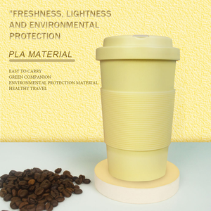 420ml PLA Eco-Friendly Biodegradable Modern <strong>Mug</strong> with White Box Packaging HK <strong>Brand</strong> for Party Use Travel &amp; Gift - Product Image 4