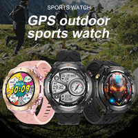 KC82 GPS pour hommes et femmes pour le sport de plein air étanche bluetooth Smartwatch boussole réponse faire des appels APP surveillance de la santé montre intelligente