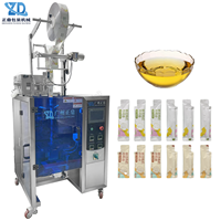 Machine d'emballage multifonctionnelle verticale pour sachets de liquides de forme irrégulière avec scellage arrière, pour produits chimiques quotidiens, alcool et liquides purs