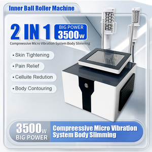 Système de Vibration complet corps amincissant <span class=keywords><strong>2</strong></span> en 1 Machine à rouleaux de boule intérieure - Product Image 2
