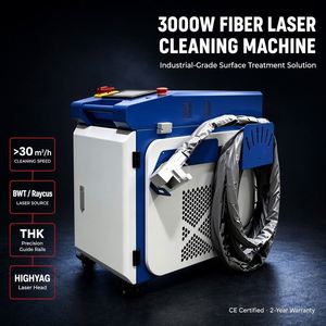 Machine de nettoyage au laser à fibre haute puissance MAX BWT 3000W, nouvelle génération, pour l'élimination de la rouille, de la peinture à l'huile et de l'aluminium, nettoyeur laser pour réparation automobile, refroidissement par eau - Product Image 2