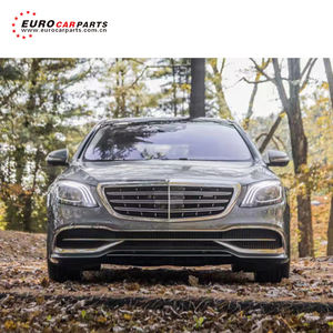 Kit adapté aux phares de voiture classe S W221 à W222, pare-choc avant et arrière en plastique, 2012 — 2020 - Product Image 4