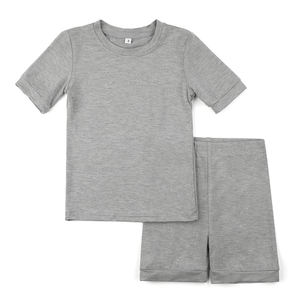 RTS Multi-color New Modal 2 Pieces Pajamas Children <strong>Boys</strong> <strong>Short</strong> Sleeve Sleepwear Baby Clothes - Product Image 1