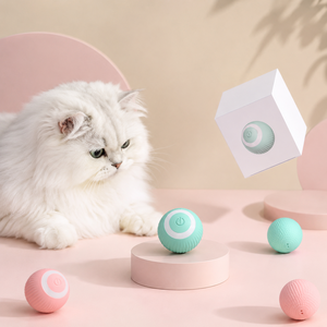 Cute <b>Interactive</b> Training Self-moving ABS & Silicone Catnip <b>Toys</b> for <b>Cats</b> Electric Automatic Rolling Smart Exercise <b>Toy</b> - Product Image 3