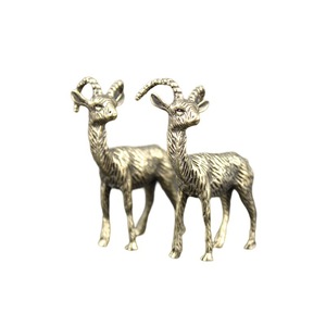 Figura de Cabra de Metal, Escultura de Animal en Latón Puro, Decoración para el Hogar, Adorno de Escritorio, Artesanía 3D, Idea de Regalo - Product Image 5