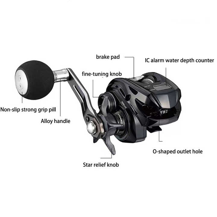 【美品】ティエラA IC150-DH PEライン0.8号付 ティエラ A IC(リール)｜DAIWA