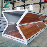 Bureau de chantier portable Lizheng, conteneur pliable, préfabriqué, modulaire, pour salle de direction