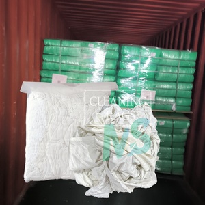 Trapos de Algodón Blanco Súper Suaves, Trapos de Limpieza de Material de Algodón Clasificado, Trapos Industriales para Mantenimiento de Cubiertas de Barcos y Limpieza de Superficies - Product Image 1