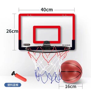 Ensemble de jeu de basket-ball intérieur ActEarer 40x26 <span class=keywords><strong>Suspension</strong></span> cerceau de porte en plastique sans perforation - Product Image 1