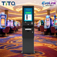 Kiosque de jeu de compétences avec écran tactile en libre-service pour le retrait de billets QR et la distribution de fonds pour les machines d'amusement Banilla Games FUSION