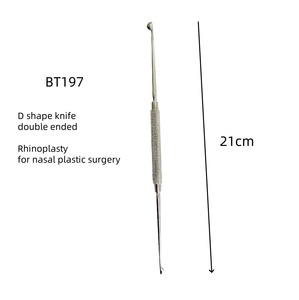 <span class=keywords><strong>Instrument</strong></span> de rhinoplastie Couteau en forme de D Couteau de positionnement à double extrémité utilisé pour couper les instruments médicaux de chirurgie plastique - Product Image 1