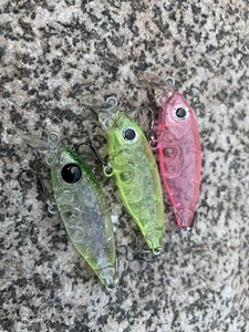 Leurre flottant japonais Bigeye Snapper de 5 cm et 3,5 g, corps de leurre vierge pour mini-leurre Minnow - Product Image 4