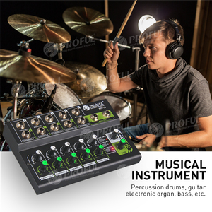 Amplificateur domestique Debra Audio MC10 10 canaux, mélangeur audio mono/stéréo, enregistrement multi-interface, extension de batterie de <span class=keywords><strong>jazz</strong></span> - Product Image 2