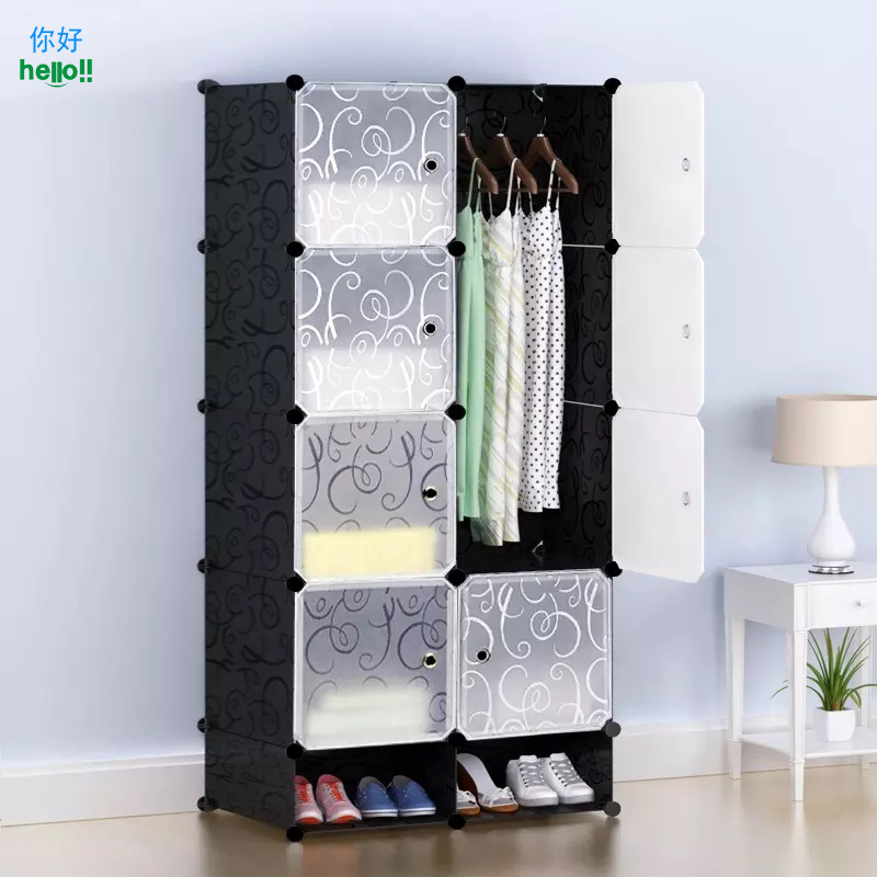 New Product PP Plastic Portable Closet for Kids - 5 Layers