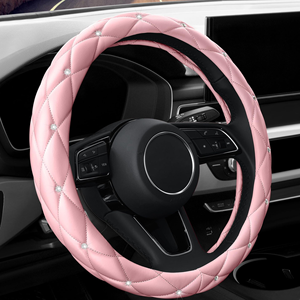 Funda de <span class=keywords><strong>Volante</strong></span> de Coche con Cristales, Elegante y Brillante, para Decoración Diaria de Conducción - Product Image 4