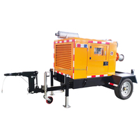 Pompe centrifuge auto-amorçante haute aspiration robuste pour moteur diesel, fixe/mobile, pour l'irrigation agricole