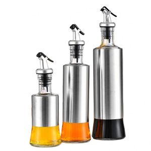 Pot de conservation alimentaire en verre de luxe, multi-capacités, forme ronde, pour la conservation de la fraîcheur, idéal pour la cuisson, la friture, le barbecue, l'huile, le vinaigre et les épices - Product Image 2
