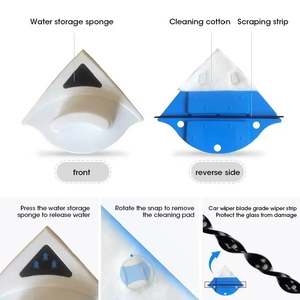 <span class=keywords><strong>Limpiador</strong></span> de Vidrios Magnético de Doble Cara Triangle Clean Corner 3-8 MM, Cepillo <span class=keywords><strong>Limpiador</strong></span> de Ventanas - Product Image 4