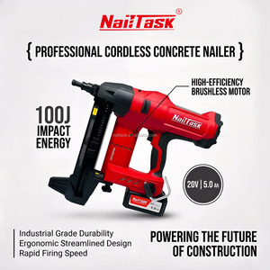 <span class=keywords><strong>Cloueur</strong></span> à béton sans fil 20V à batterie lithium-ion sans balais de qualité industrielle NailTask DCCN100X2 pour l'étanchéité des sous-sols - Product Image 5